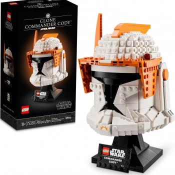 LEGO Star Wars Clone Commander Cody Helmet 75350 Collectible Building Set - Featuring Authentic Details, Office Decor Display Model for Adults, The Clone Wars Collection Memorabilia and Gift Idea