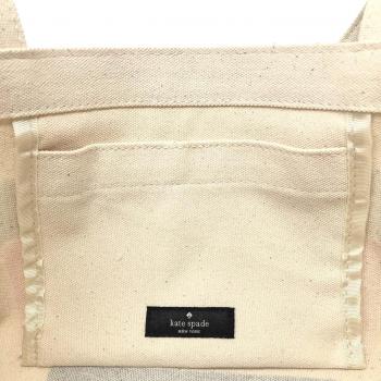 Kate Spade New York Canvas Tote Bag with Interior Pocket