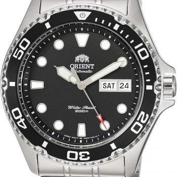 Orient Men's Stainless Steel Japanese Automatic / Hand-Winding 200 Meter Diver Style Watch