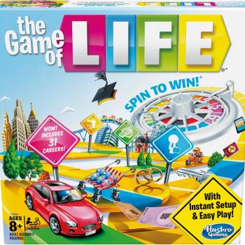 Hasbro Gaming The Game of Life Board Game, Family Games for Kids Ages 8+, Includes 31 Careers, Family Board Games for 2-4 Players, Family Gifts (Amazon Exclusive)