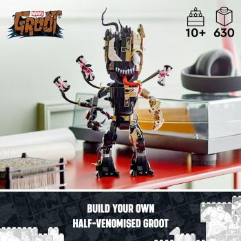 LEGO Marvel Venomized Groot 76249 Transformable Marvel Toy for Play and Display, Buildable Marvel Action Figure for Fans of the Guardians of the Galaxy Movie, Birthday Gift for 10 Year Old Kids