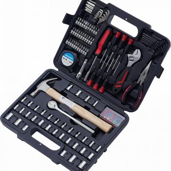 149 Piece MECHMAX Home Repair Tool Set with Tool Box Storage Case, for Household, Garage, Car, Apartment, Office, Dorm, New House, Back to School, and as A Gift