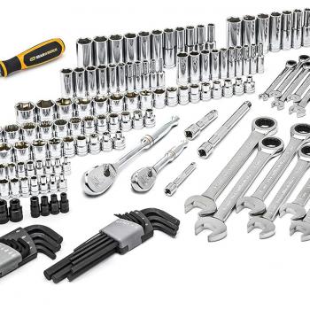 GEARWRENCH Mechanics Tool Set in 3 Drawer Storage Box, 232 Piece