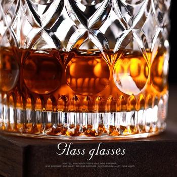 Whiskey Glasses Set of 4, 11 OZ Old Fashioned Glasses, Bourbon Glasses, Premium Scotch Glasses, Rocks Glasses, Cocktail Glasses, Clear Rum Glasses, Bar Glasses, Whiskey Glasses for Men