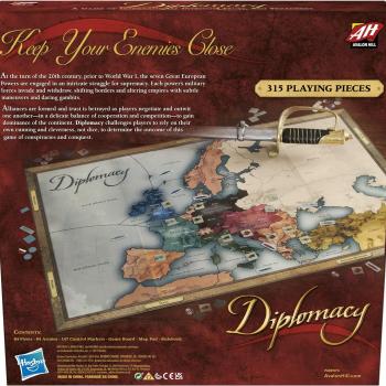 Hasbro Gaming Avalon Hill Diplomacy Cooperative Board Game, European Political Themed Strategy Game, Ages 12 and Up, 2-7 Players