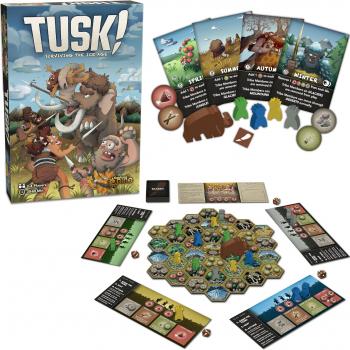 Gale Force 9 TUSK! Surviving The Ice Age - Strategy Board Game, Ages 10+, 30-60 Min, 2-4 Players