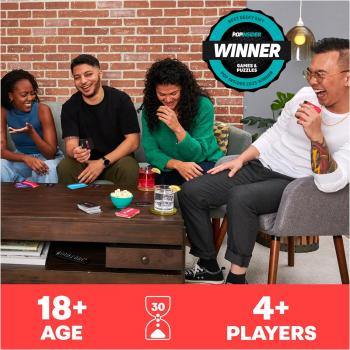 Spin Master Games Tell Me Without Telling Me - The Viral Trend, Now a Hilarious Party Game for Bachelorette Parties, College, Birthdays, for Adults Ages 18 and Up