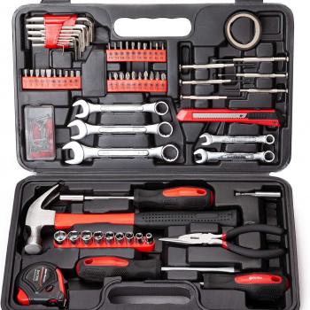 CARTMAN 148 Piece Automotive and Household Tool Set - Perfect for Car Enthusiasts and DIY Home Repairs