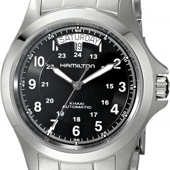 Hamilton Men's H64455133 Khaki King II Black Dial Watch