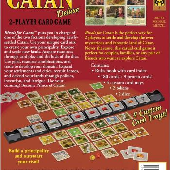 Rivals for CATAN Card Game DELUXE EDITION | Civilization Building Strategy Game | Family Game for Adults and Kids | Ages 10+ | 2 Players | Average Playtime 45-60 Minutes | Made by CATAN Studio