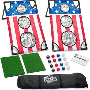 Par 1 Backyard Golf Cornhole Game, Golf Gifts for Men, Golf Accessories for Men, Golf Chipping Game, Golf Equipment, Golf Games for Adults Indoor, Golf Stuff, Golf Training Equipment, Golf Gift