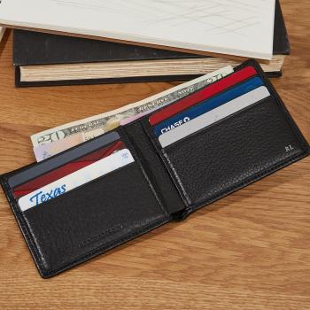 Leatherology RFID Brown Thin Bifold Wallet - Slim silhouette, Ample storage, Hidden interior pocket