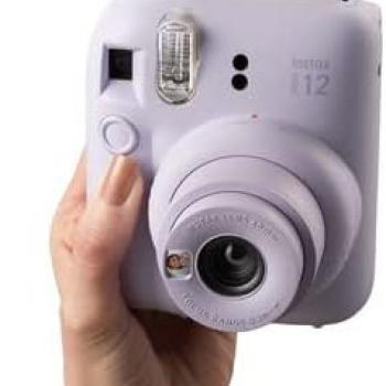 Fujifilm Instax Mini 12 Instant Camera Lilac Purple with Fujifilm Instant Mini Film (40 Sheets) with Accessories Including Carrying Case with Strap, Photo Album, Stickers (Lilac Purple)