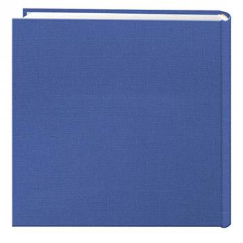 Fabric Frame Cover Photo Album 200 Pockets Hold 4x6 Photos, Sky Blue