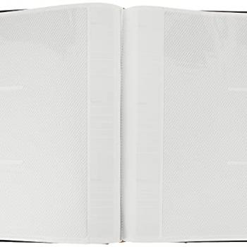 Pioneer Sewn Bonded Leather BookBound Bi-Directional Photo Album, Holds 300 4x6" Photos, 3 Per Page. Color: Black.