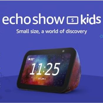 Amazon Echo Show 5 (3rd Gen, 2023 release) Kids | Designed for kids, with parental controls | Galaxy