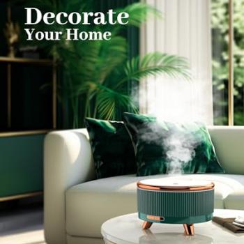 Essential Oil Diffuser for Home, Diffusers for Essential Oils Large Room, 500ml Aromatherapy Diffuser, 7 Colors Changed