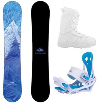 2020 System Juno and Mystic Complete Women's Snowboard Package (151 cm, Boot Size 9)