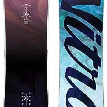 Nitro LECTRA BRD '23 Women's Snowboards All-Mountain Board, Directional, Flat-Out Rocker, All-Terrain