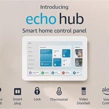 Introducing Amazon Echo Hub | 8” smart home control panel with Alexa | Compatible with thousands of devices