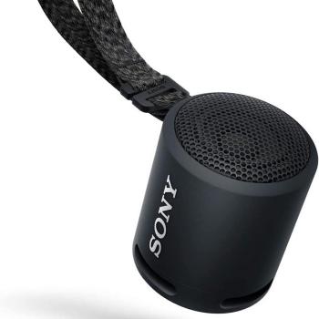 Sony SRSXB13/B Extra Bass Portable Waterproof Speaker with Bluetooth, USB Type-C, 16 Hours Battery Life