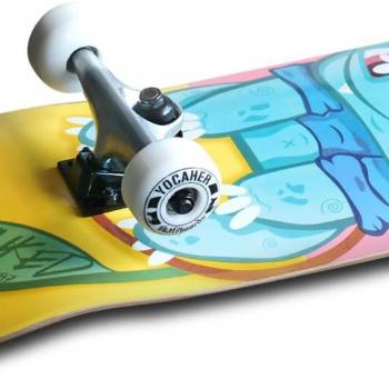 Yocaher Punked Complete Skateboards 7.75" or 8.25" or Mini Cruiser or Micro Cruiser Shapes - Pika, Candy, and Chimp Series