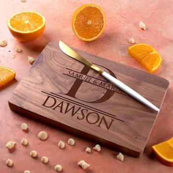 Personalized Cutting Board, Housewarming Gift - 12 Designs - Wedding Gifts for Couple, Kitchen Sign - House Warming Present for New Home