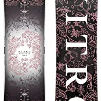 Nitro Snowboards Women's Mystique BRD '23, Allmountainboard, Directional Twin, Gullwing Rocker, All-Terrain