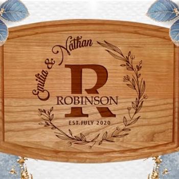 Silverhill Design Customized Love: Personalized Engraved Wood Cutting Boards for Couples - Ideal Gift for Weddings, Anniversaries, Housewarming and Real Estate Closing