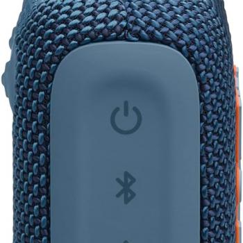 JBL Go 4 - Ultra-Portable, Waterproof and Dustproof Bluetooth Speaker, Big Pro Sound with punchy bass, 7-Hour Built-in Battery, Made in part with recycled materials (Blue)