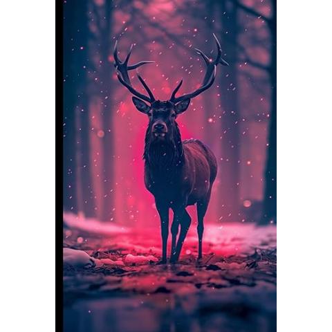 WishMerge Forest Deer Bullet Journal Cover Design