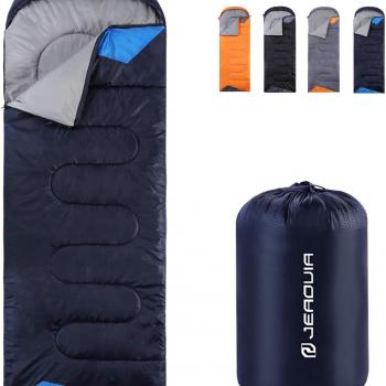 Sleeping Bags for Adults Backpacking Lightweight Waterproof- Cold Weather Sleeping Bag for Girls Boys Mens for Warm Camping Hiking Outdoor Travel Hunting with Compression Bags