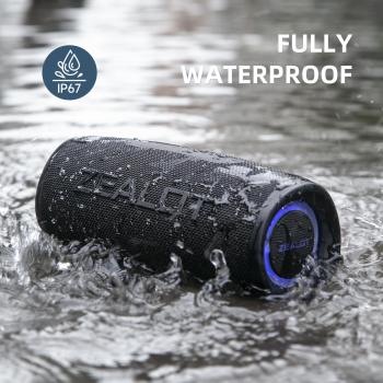 ZEALOT Bluetooth Speaker, Bluetooth Speaker,Portable Speaker with BassUp,IP67 Waterproof Speaker,20H Playtime,Stereo,EQ,Outddor Speaker for Beach,Gifts