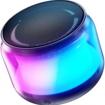 LENRUE Portable Bluetooth Speakers with Colorful Lights, Loud Sound, Small Bluetooth Speaker with Wireless Stereo Pairing, Mini Gifts for Kids, Teen, Girls, Boys, Women