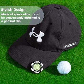 SlopeMaster ProGreen Reader - Golf Hat Clip Ball Marker with High Precision Green Reading Aid Golf Accessories for Men Women