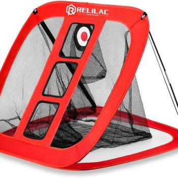 Pop Up Golf Chipping Net - Indoor/Outdoor Golfing Target Accessories for Backyard Accuracy and Swing Practice - Great Gifts for Men, Dad, Husband, Women, Kid, Golfers