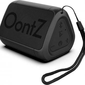 Cambridge Soundworks OontZ Angle Solo Bluetooth Portable Speaker, Compact Size, Surprisingly Loud Volume & Bass, 100 Foot Wireless Range, IPX5, Perfect Travel Speaker, Bluetooth Speakers (Black)