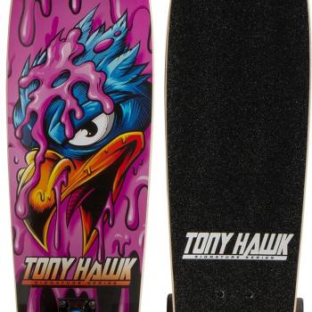 Tony Hawk 31" Complete Cruiser Skateboard, 9-Ply Maple Deck Skateboard for Cruising, Carving, Tricks and Downhill