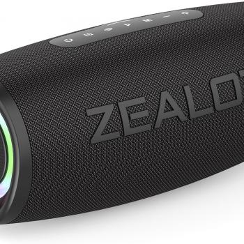 ZEALOT Bluetooth Speaker, Bluetooth Speaker,Portable Speaker with BassUp,IP67 Waterproof Speaker,20H Playtime,Stereo,EQ,Outddor Speaker for Beach,Gifts