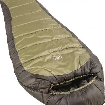 Coleman North Rim Cold-Weather Mummy Sleeping Bag, 0°F Sleeping Bag for Big & Tall Adults, No-Snag Zipper with Adjustable Hood for Warmth and Ventilation