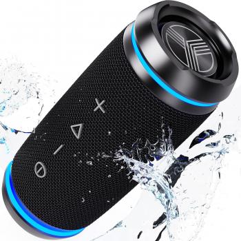 TREBLAB HD77 - Wireless Bluetooth Speaker - 30W Stereo, 20H Battery, IPX6 Waterproof, TWS Mode, Portable Speaker with Shockproof/Dustproof Body