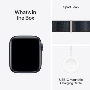 Apple Watch SE (2nd Gen) [GPS + Cellular 40mm] Smartwatch with Midnight Aluminum Case with Midnight Sport Loop. Fitness & Sleep Tracker, Crash Detection, Heart Rate Monitor, Carbon Neutral