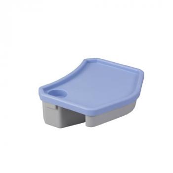 Drive Medical RTL10131 E-Z Walker Caddy with Tray, Gray/Blue