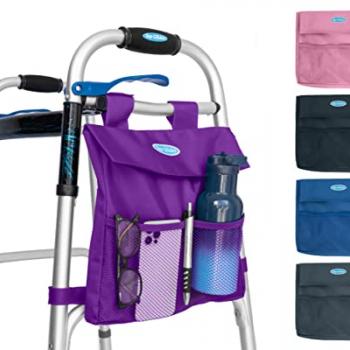 Universal 5-Pocket 11"x11" Walker Side Mini-Pouch (Purple)