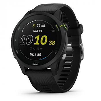 Garmin Forerunner® 255 Music, GPS Running Smartwatch with Music, Advanced Insights, Long-Lasting Battery, Black - 010-02641-20