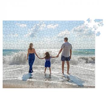 Dargr Custom Jigsaw Puzzle from Photos 1000/500/300 Pieces,Customized Personalized Wooden Puzzle Gifts for Family,Wedding,Kids,Pet 500pcs(20.5" x14.9")