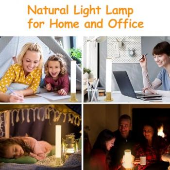 Light Therapy Lamp 10000 Lux, Happy Sun Lamp UV-Free with 3 Color Temperatures, Adjustable Brightness,Timer & Memory Function, Bright Sunlight Lamps, Full Spectrum Light Perfect for Home, Office