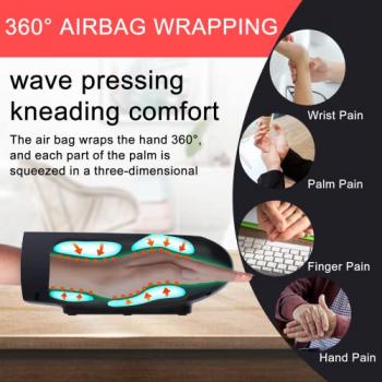 Gifts for Women/Men,Birthday Gifts for Women - Hand Massager with Heat,Lightning Deals of Today Prime - Gifts for Mom Dad,Teen Girl Gifts Trendy Stuff(Black)