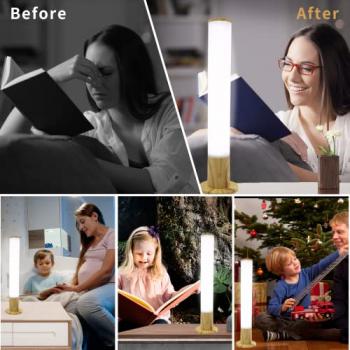 Light Therapy Lamp 10000 Lux, Happy Sun Lamp UV-Free with 3 Color Temperatures, Adjustable Brightness,Timer & Memory Function, Bright Sunlight Lamps, Full Spectrum Light Perfect for Home, Office