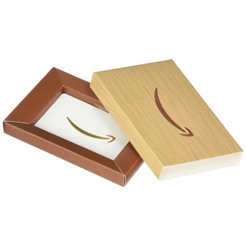 Amazon.com Gift Card for any amount in a Classic Faux Wood Gift Box